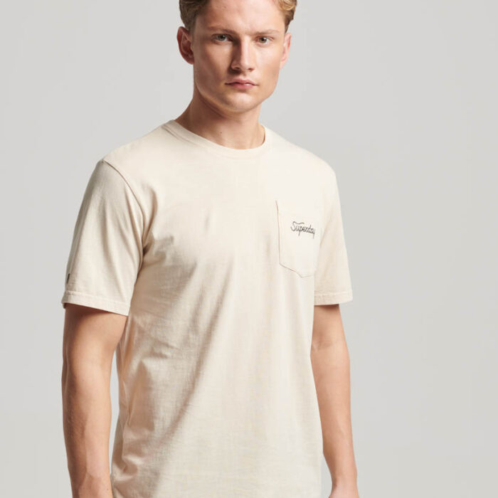 Tattoo Graphic T Shirt Light Stone Beige M1011784A 1LC 1
