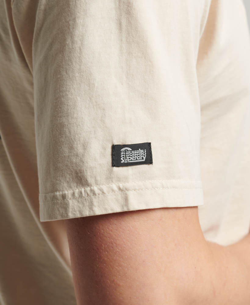 Tattoo Graphic T Shirt Light Stone Beige M1011784A 1LC 3