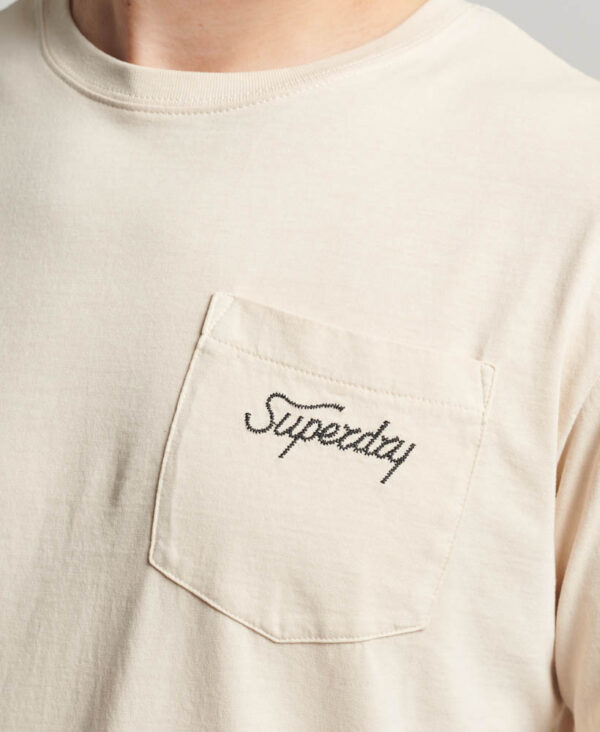Tattoo Graphic T Shirt Light Stone Beige M1011784A 1LC 4