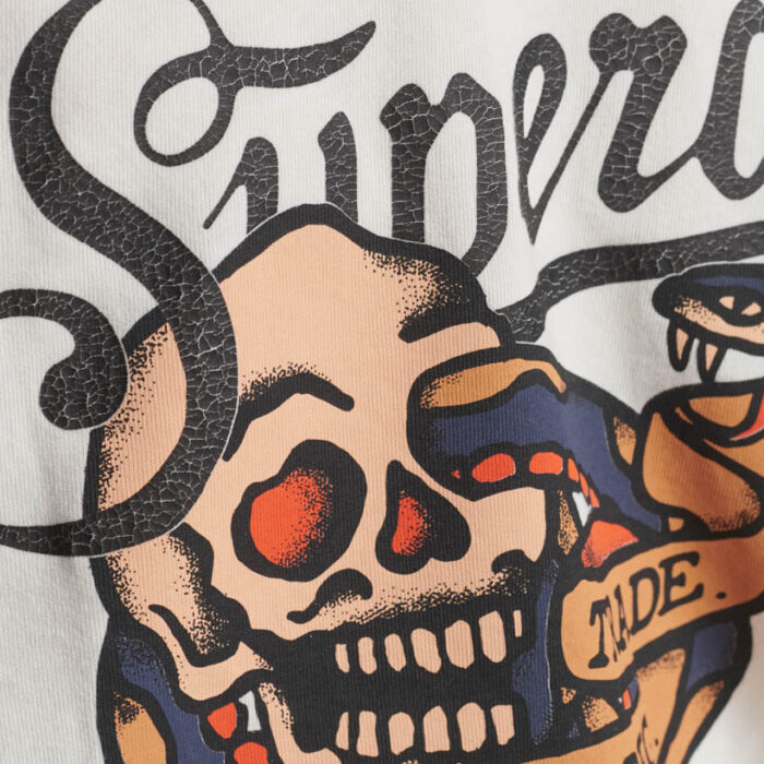 Tattoo Script Graphic T Shirt Off White M1011751A 71D 2