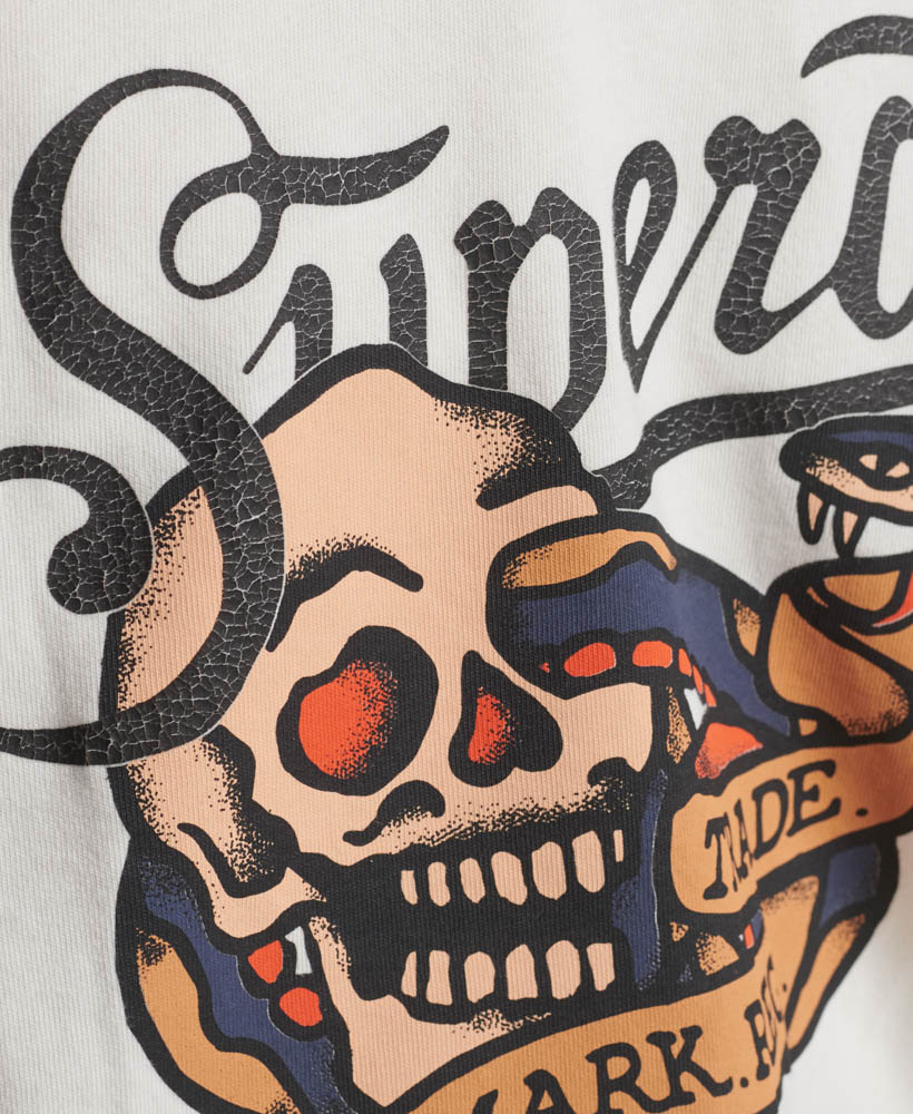 Tattoo Script Graphic T Shirt Off White M1011751A 71D 2