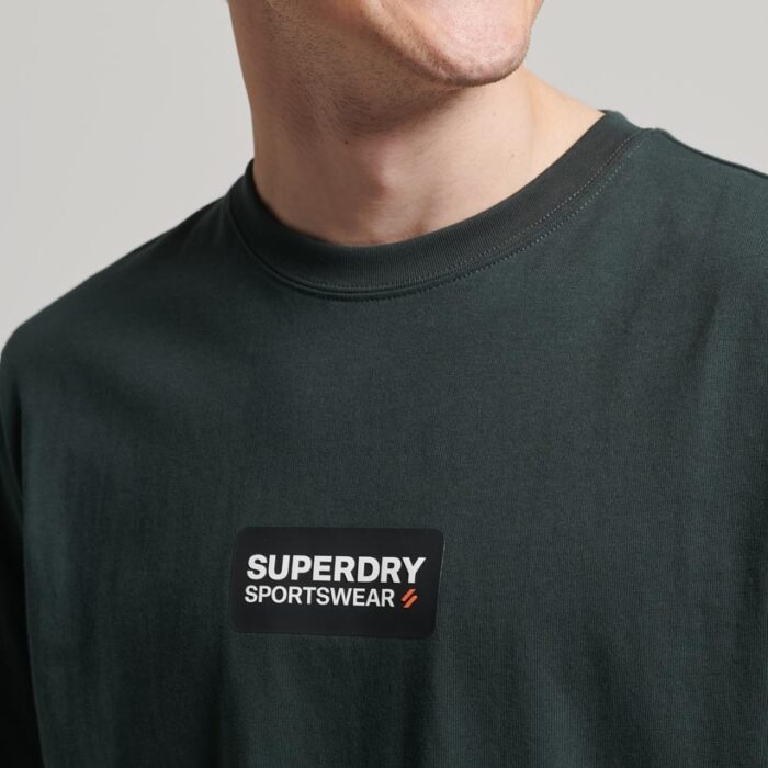 Tech Graphic Loose T Shirt Academy Dark Green M1011732A 3KO 2