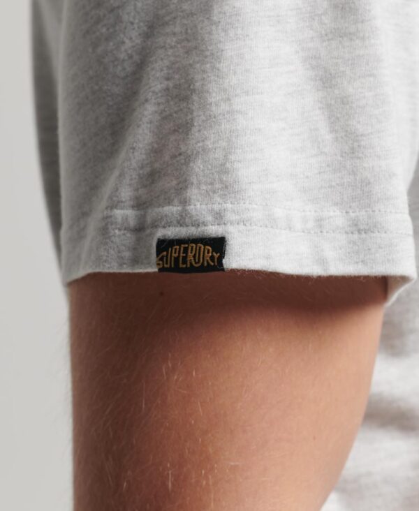 Terrain Logo Classic T Shirt Glacier Grey Marl M1011756A 5WB 3