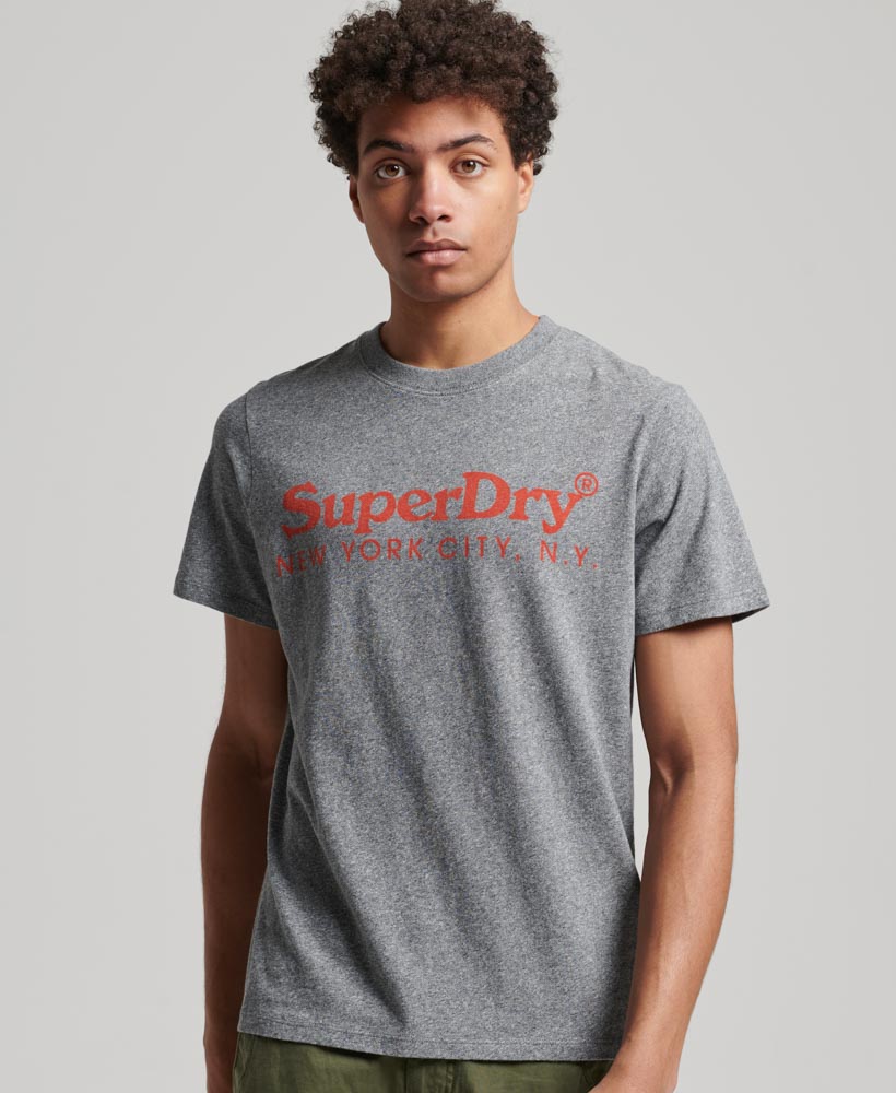 Venue Classic Logo T Shirt Jet Stream Grey Grindle M1011761A 1FG 1