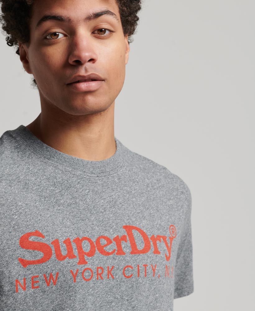 Venue Classic Logo T Shirt Jet Stream Grey Grindle M1011761A 1FG 2