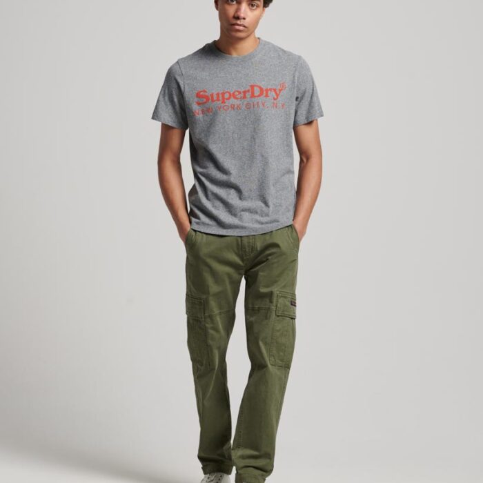 Venue Classic Logo T Shirt Jet Stream Grey Grindle M1011761A 1FG 4