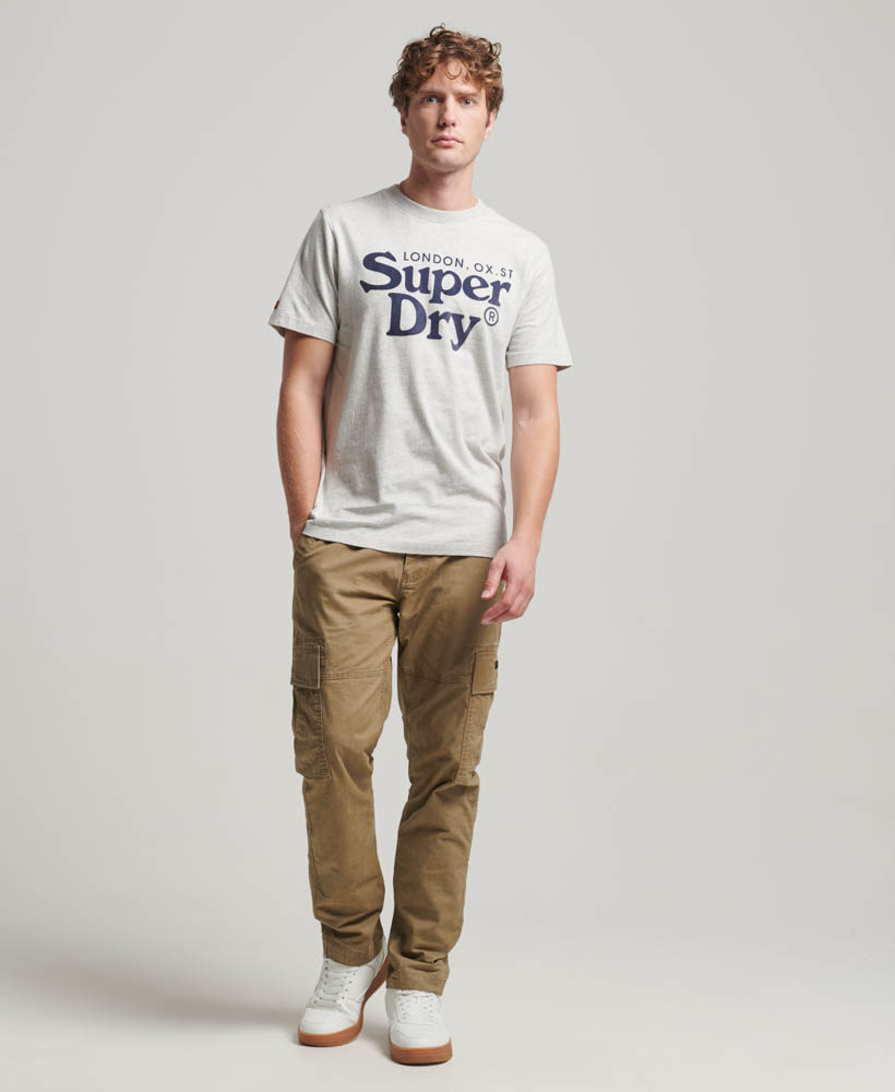 Venue Classic Logo T Shirt Quantico Grey Jaspe Marl M1011761A KGQ 4