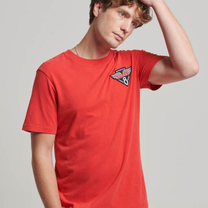Vintage Americana Graphic T Shirt Soda Pop Red M1011776A 201 1