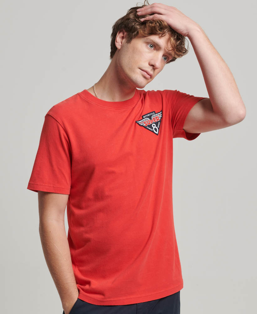 Vintage Americana Graphic T Shirt Soda Pop Red M1011776A 201 1