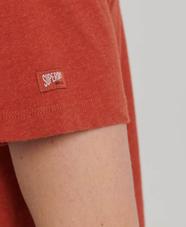 Workwear Logo Vintage T Shirt Americana Orange Marl M1011758A 1AS 3