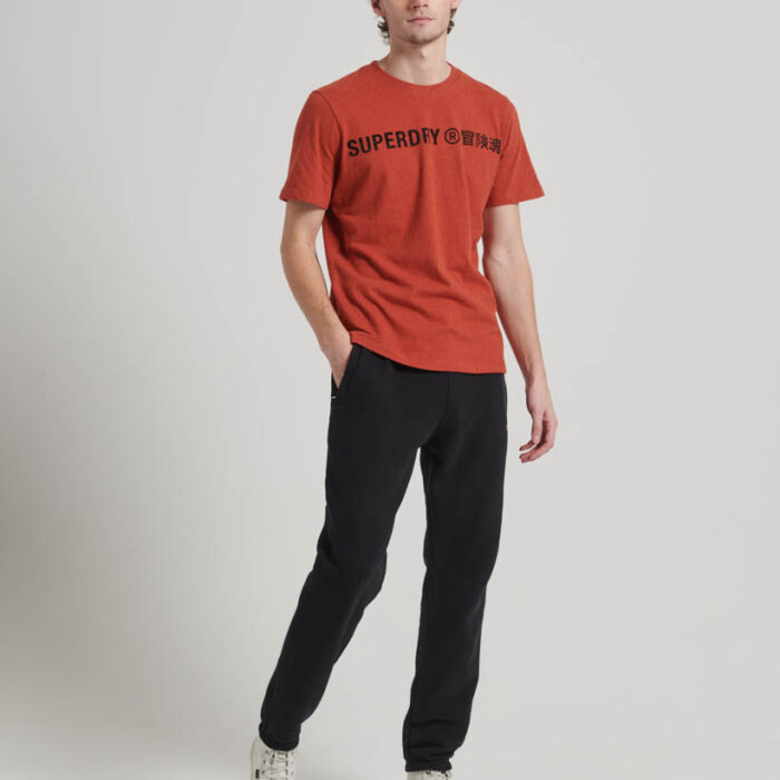 Workwear Logo Vintage T Shirt Americana Orange Marl M1011758A 1AS 4