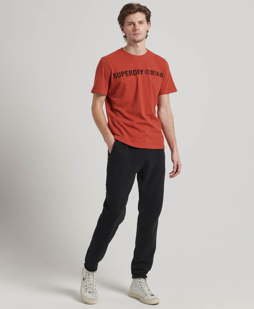 Workwear Logo Vintage T Shirt Americana Orange Marl M1011758A 1AS 4