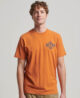 Workwear Scripted Graphic T Shirt Denim Co Rust Orange Slub M1011757A 1FH 1