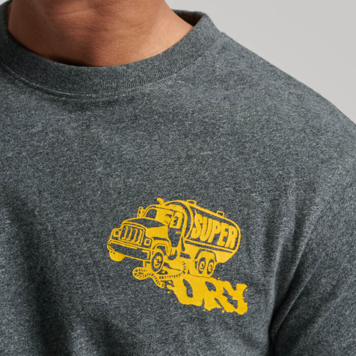 Workwear Trade Graphic T shirt Asphalt Grey Grit M1011773A 8RJ 2