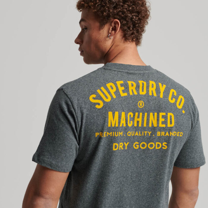 Workwear Trade Graphic T shirt Asphalt Grey Grit M1011773A 8RJ 4
