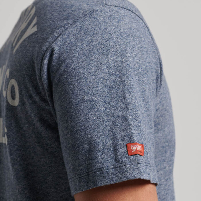 Workwear Trade Graphic T shirt Frosted Navy Grit M1011773A 5WU 3