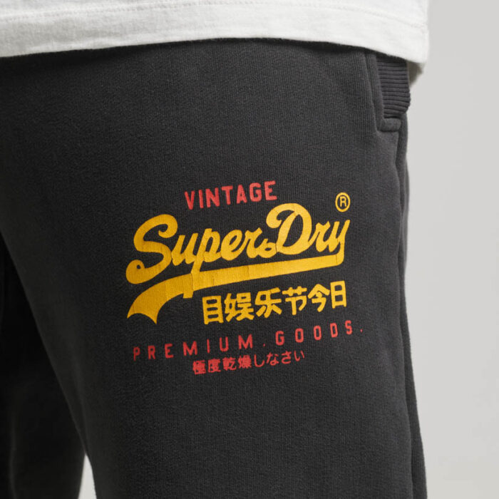 Classic Vintage Logo Heritage Joggers Washed Black M7011096A AFB 2