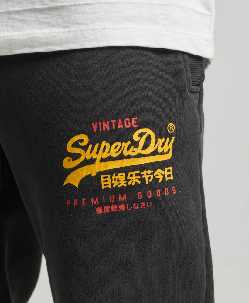 Classic Vintage Logo Heritage Joggers Washed Black M7011096A AFB 2