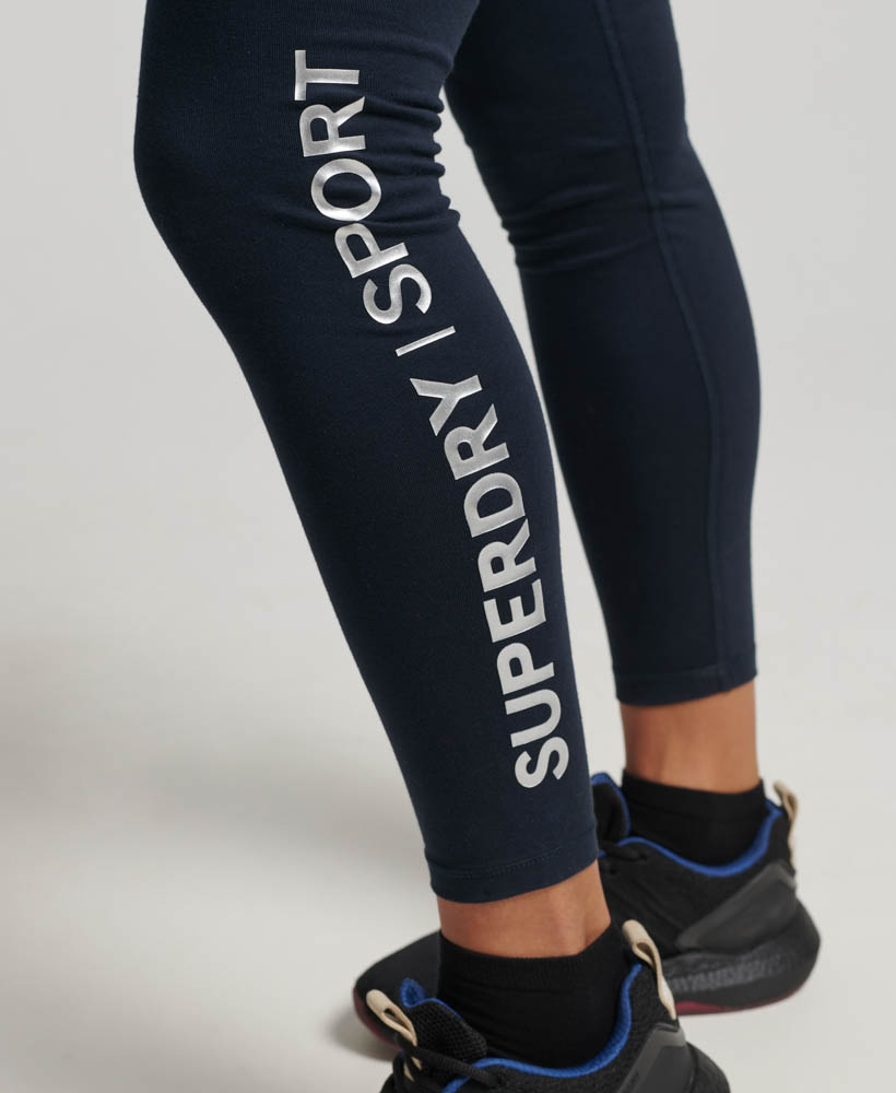 Core Sports High Waisted Leggings Eclipse Navy W7010915A 98T 5