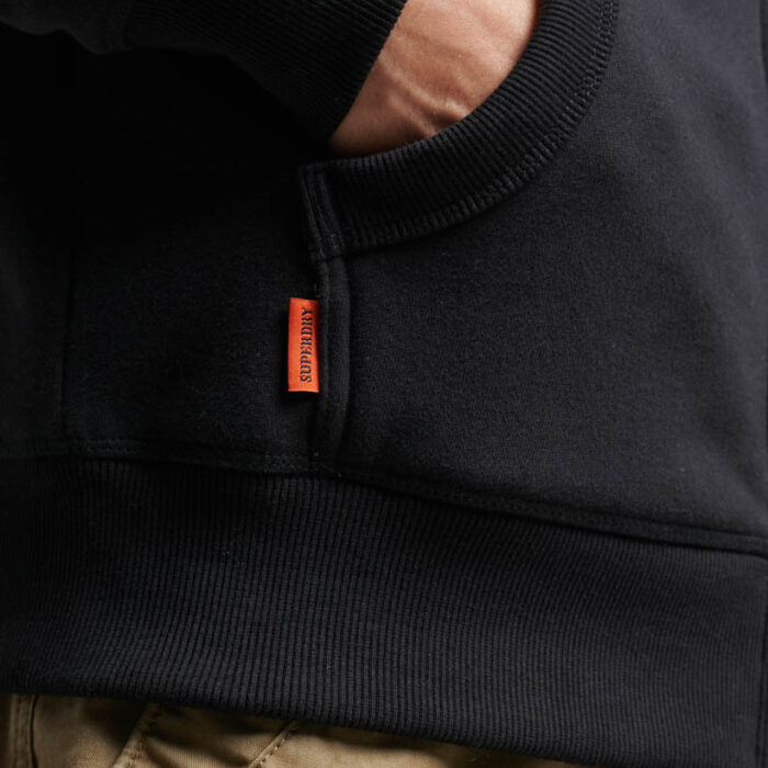 Essential Logo Zip Hoodie Black M2013116A 02A 3