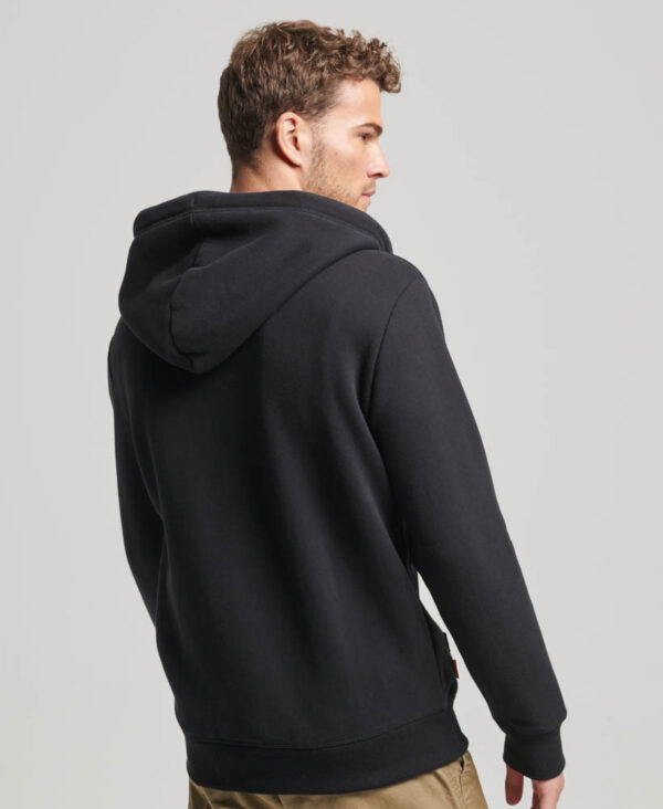 Essential Logo Zip Hoodie Black M2013116A 02A 4