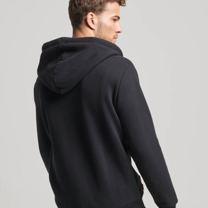 Essential Logo Zip Hoodie Black M2013116A 02A 4