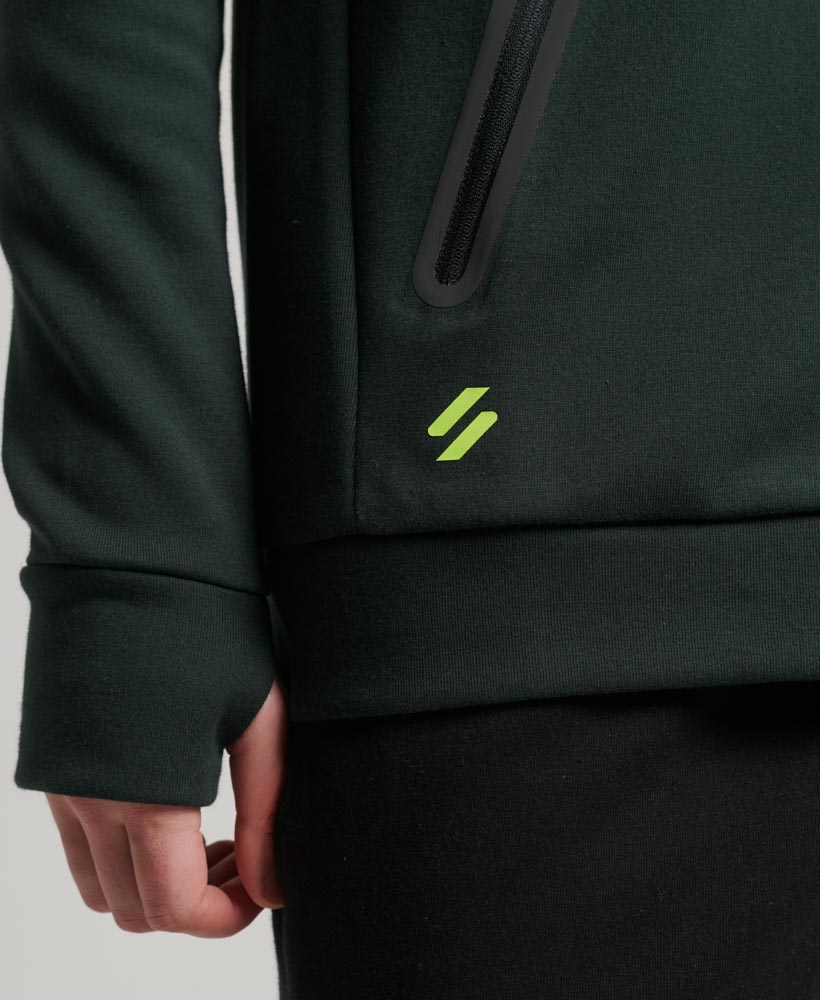 Gymtech Zip Up Hoodie Academy Dark Green M2013478A 3KO 2