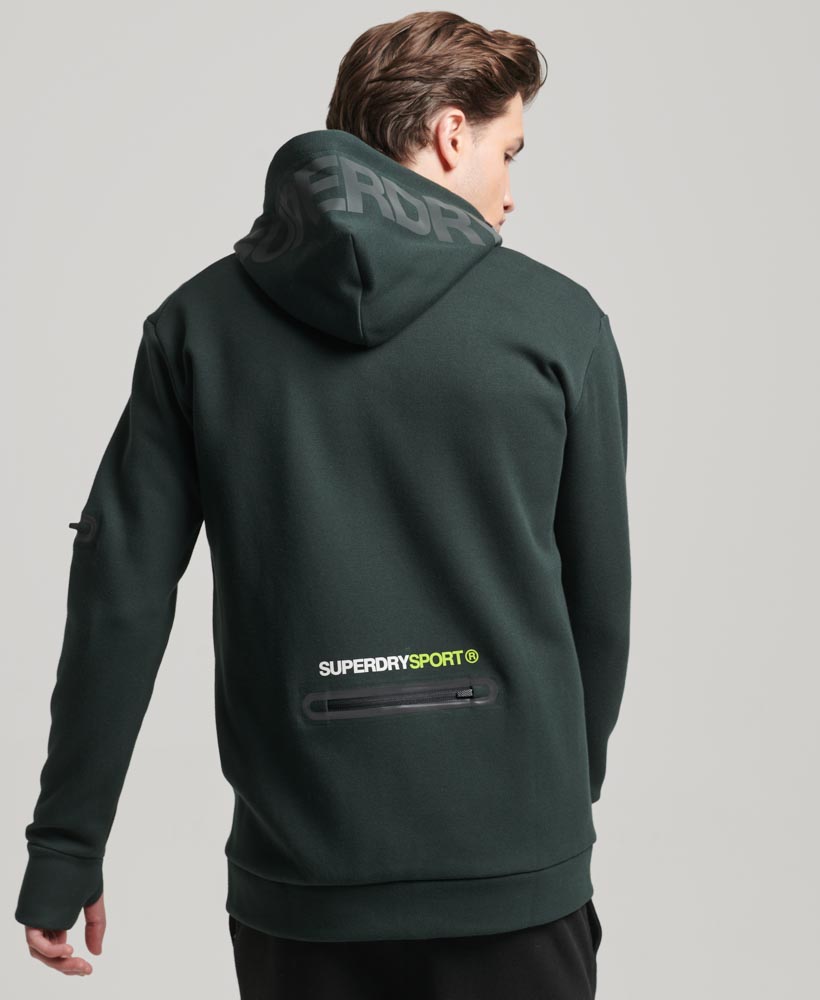 Gymtech Zip Up Hoodie Academy Dark Green M2013478A 3KO 5