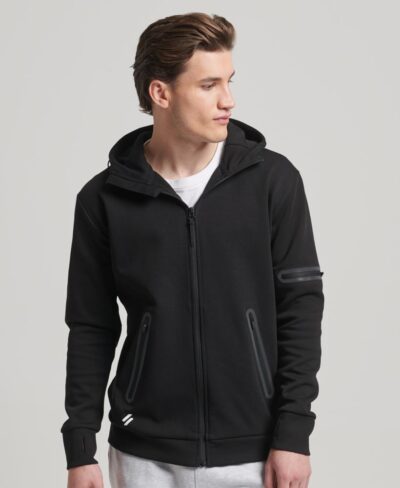 Gymtech Zip Up Hoodie Black M2013478A 02A 1