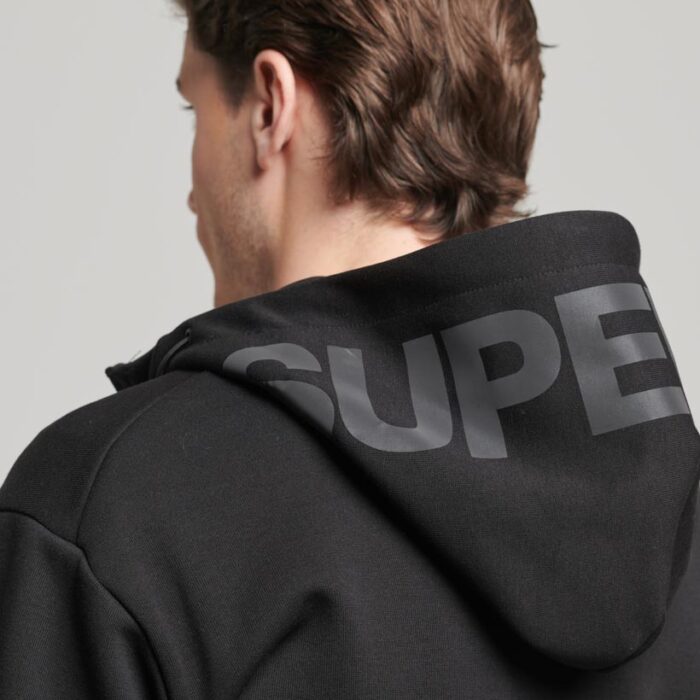 Gymtech Zip Up Hoodie Black M2013478A 02A 4