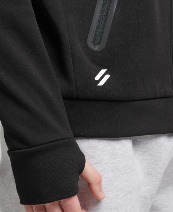 Gymtech Zip Up Hoodie Black M2013478A 02A 5