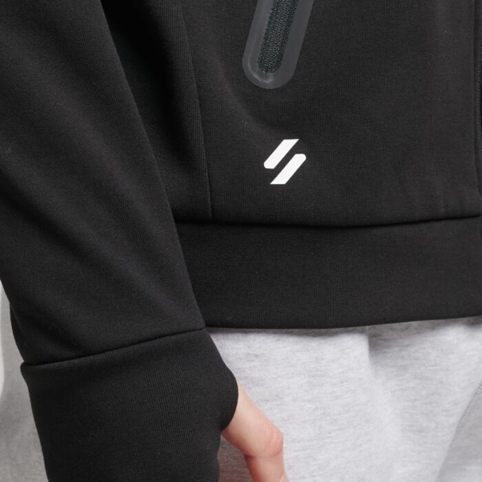 Gymtech Zip Up Hoodie Black M2013478A 02A 5