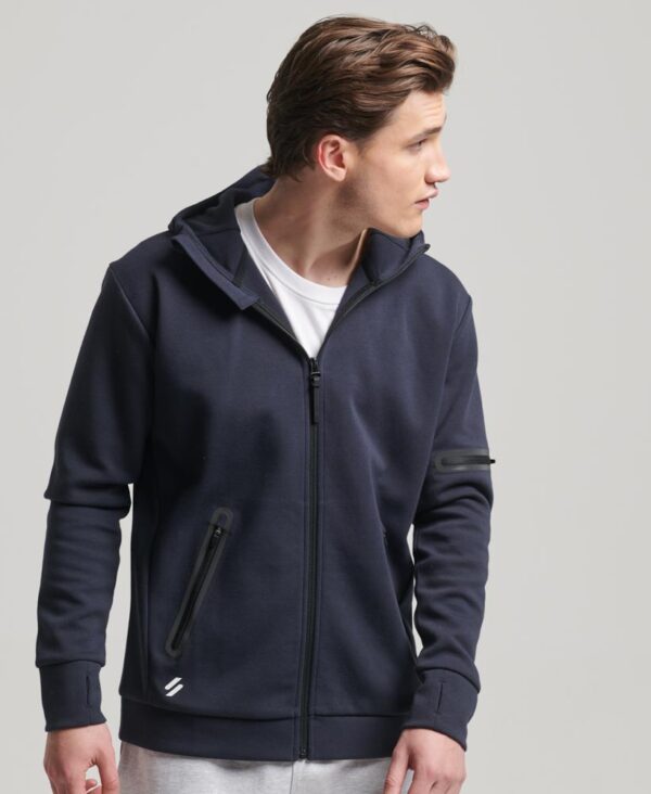 Gymtech Zip Up Hoodie Eclipse Navy M2013478A 98T 1