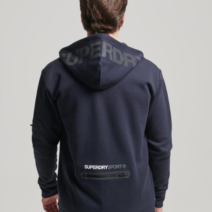 Gymtech Zip Up Hoodie Eclipse Navy M2013478A 98T 2