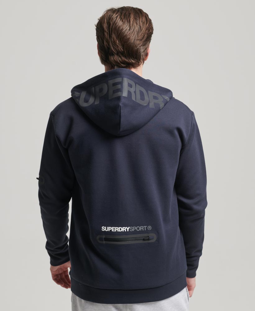 Gymtech Zip Up Hoodie Eclipse Navy M2013478A 98T 2