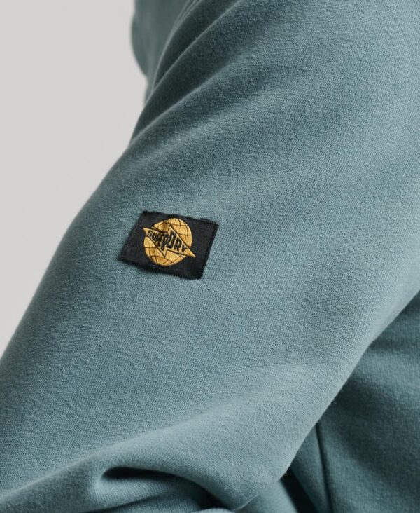 Japanese Vintage Logo Graphic Hoodie Goblin Blue M2013390A 1FA 3