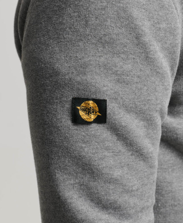 Japanese Vintage Logo Graphic Hoodie Rich Charcoal Marl M2013390A 5XZ 3