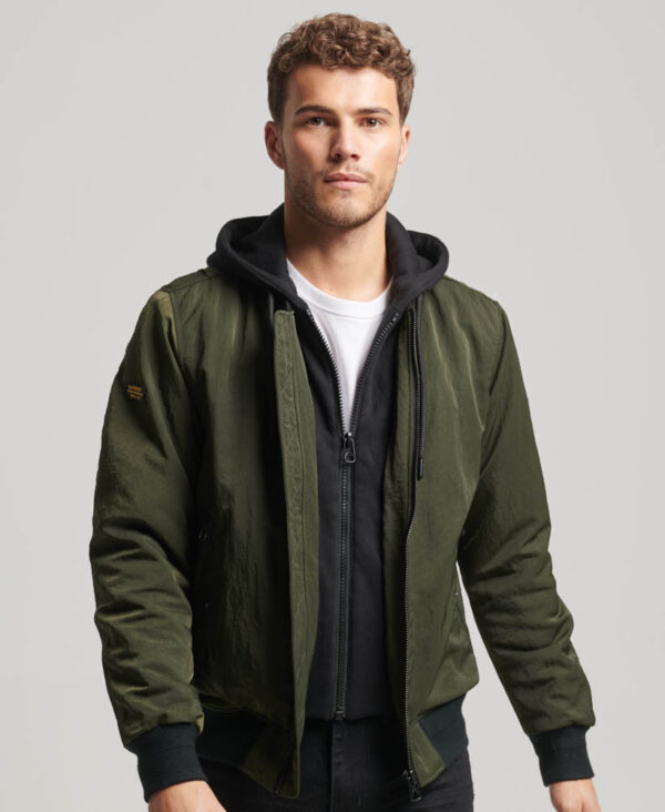 Military Hooded MA1 Bomber Jacket - Superdry