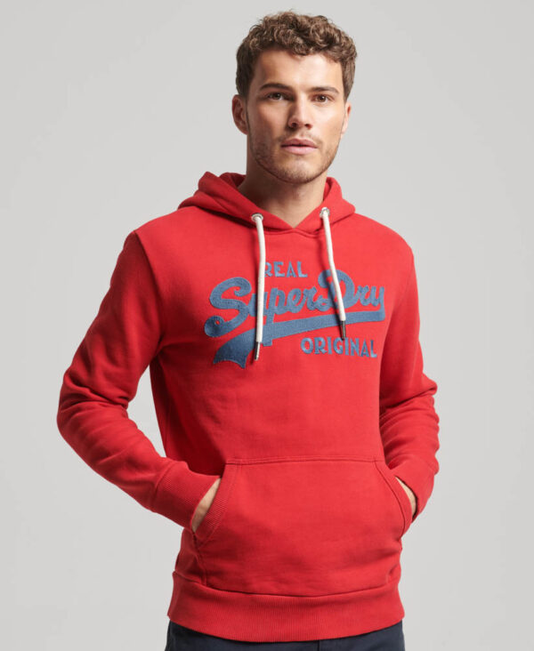 Soda Pop Vintage Logo Classic Hoodie Dark Red M2013387A 32I 1
