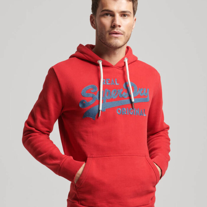 Soda Pop Vintage Logo Classic Hoodie Dark Red M2013387A 32I 1