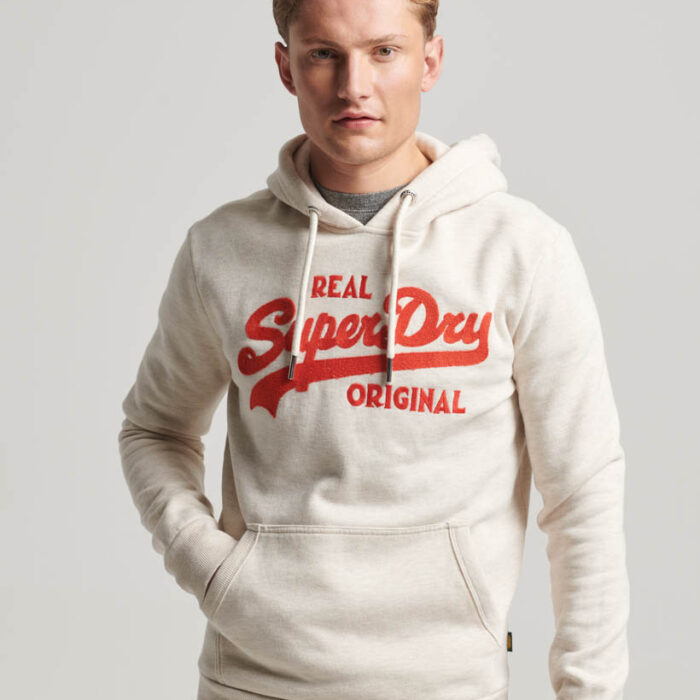 Soda Pop Vintage Logo Classic Hoodie Oat Marl M2013387A 41O 1