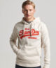 Soda Pop Vintage Logo Classic Hoodie Oat Marl M2013387A 41O 1