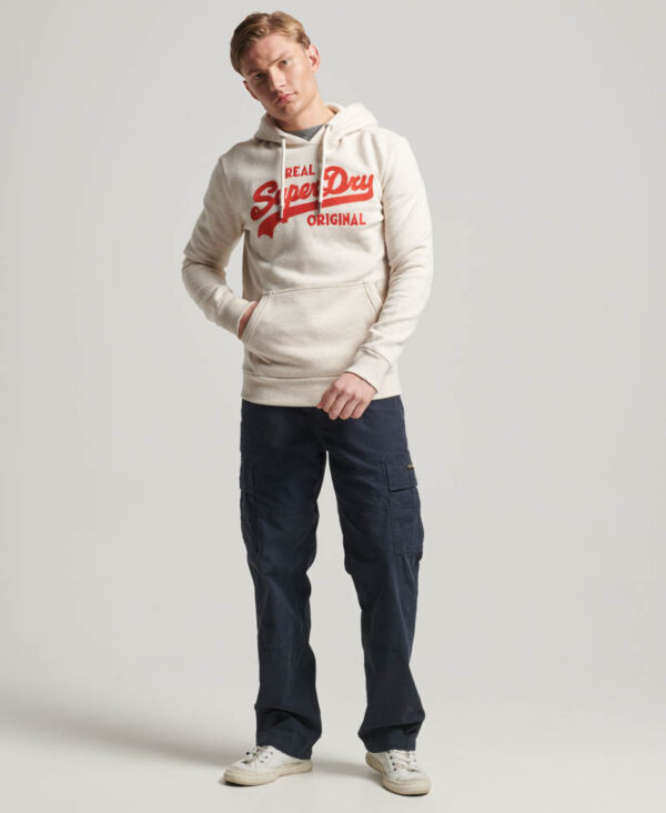 Soda Pop Vintage Logo Classic Hoodie Oat Marl M2013387A 41O 5