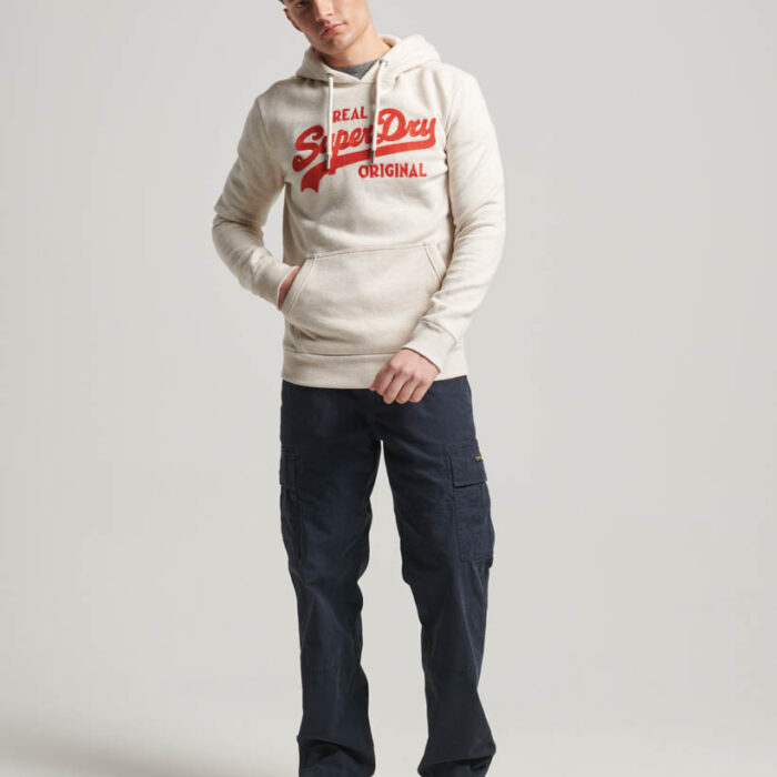 Soda Pop Vintage Logo Classic Hoodie Oat Marl M2013387A 41O 5