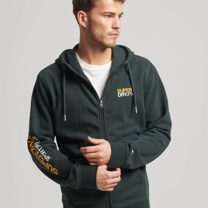 Sportswear Loose Zip Hoodie Academy Dark Green M2013105A 3KO 1