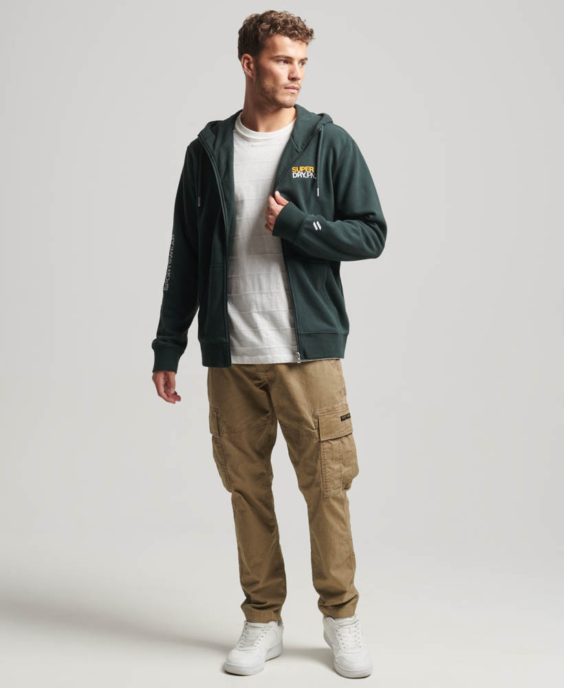 Sportswear Loose Zip Hoodie Academy Dark Green M2013105A 3KO 5