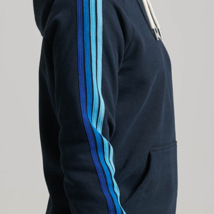 Terrain Sleeve Stripe Logo Hoodie Eclipse Navy M2013169A 98T 3