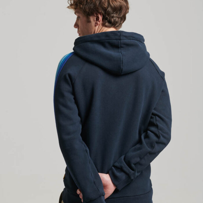 Terrain Sleeve Stripe Logo Hoodie Eclipse Navy M2013169A 98T 4