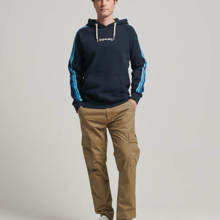 Terrain Sleeve Stripe Logo Hoodie Eclipse Navy M2013169A 98T 5