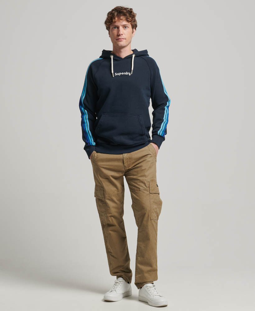 Terrain Sleeve Stripe Logo Hoodie Eclipse Navy M2013169A 98T 5